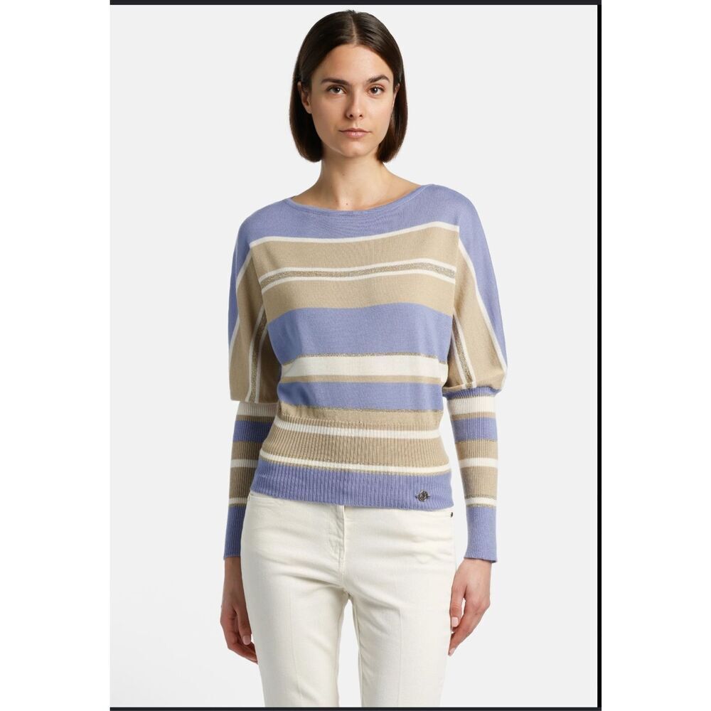 Luisa Spagnoli Mastro wool striped pullover sweater Top S